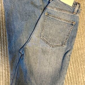 Pistola Blue Straight Leg Jeans with Natural Fading